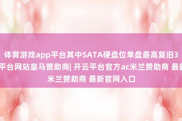 体育游戏app平台其中SATA硬盘位单盘最高复旧32TB-开云平台网站皇马赞助商| 开云平台官方ac米兰赞助商 最新官网入口